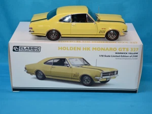 Classic Carlectables 1:18 Holden HK Monaro - GTS 327 - Warwick Yellow - Picture 1 of 5
