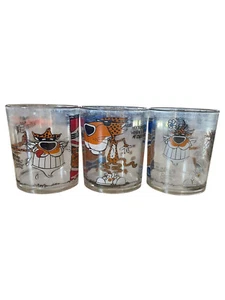 Chester Cheetah Cheetos Plastic Tumbler Cups Set of 3 Size 4 in x 3.25 in - Picture 1 of 4