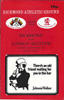 Richmond V London Scottish 19 Nov 1977 Rugby Programme
