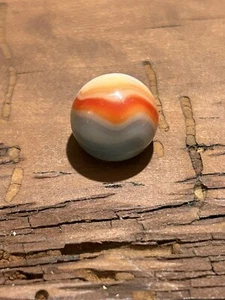 Vintage Vitro Agate Marble Superior Tri-Lite Ribbon Patch .62” - Picture 1 of 6