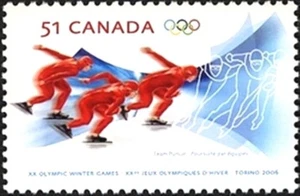 Canada  # 2143   SPEED SKATING    Brand New 2006 Pristine Original Gum - Picture 1 of 2