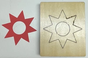 AccuCut Die SUN #1 (S2500L) Large 5" x 6" - Picture 1 of 9