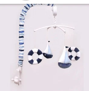 Bacati Matrose Babyzimmer Musik Mobile und Bettlaken  - Bild 1 von 6