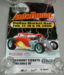 2006 AutoRama Dallas Poster~46th Annual TX Hot Rod Classic Car Show~GM O'Reilly - Picture 1 of 2