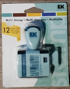 EK Success Multi-Stamp Christmas Word Roller Stamp Craft Scrapbook EKMS04 - NEW - Imagen 1 de 4