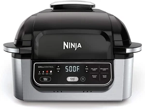 Ninja Foodi 4qt 5 in 1 Grill da Interno e Friggitrice ad Aria - AG301 - Foto 1 di 12