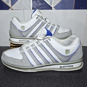 Zapatillas de deporte para hombre K Swiss gris y blanco edición limitada *CASI NUEVAS* - UK 12 EU47 - Imagen 1 de 18