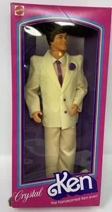 Vintage Barbie-1983-Crystal Ken Doll #4898 NOS Damaged Box - Picture 1 of 8