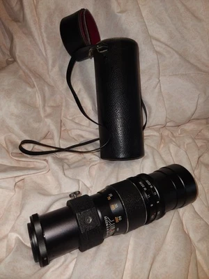 Lente Hanimex de colección 300 mm hecha en Japón teleobjetivo con estuche Foto 1 de 4