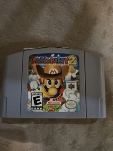 Original Nintendo 64 N64 Mario Party 2 Spiel NUR Cartridge getestet funktionstüchtig Bilder - Bild 1 von 3