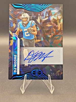 🔥 DJ Moore Auto 10/25 2022 Illusions Trophy Collection Black SSP Bears 🔥 - Image 1 of 2