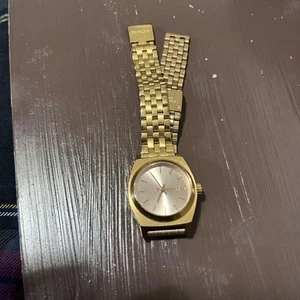 NIXON THE SMALL TIME TELLER wristwatch gold - Picture 1 of 2