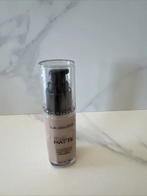 LA Colors Truly Matte Foundation CLM359 Cool Beige 1.36 oz. / 40 mL. New No Box - Image 1 of 4