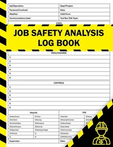 Job Safety Analysis Log Book: Form, Analysis...  - Afbeelding 1 van 1