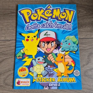 Merlin Pokemon Serie 2 Stickeralbum leer NEU - Bild 1 von 5