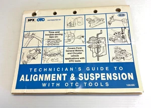 Guía de técnicos de alineación y suspensión de colección de los años 90 manual de herramientas de venta libre - Imagen 1 de 6