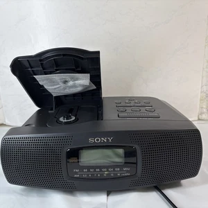 Sony ICF-CD820 AM/FM CD Player Radio Alarm Clock Brand New With Box !! - Picture 1 of 6