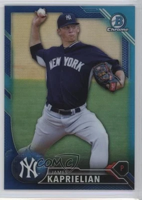 2016 Bowman Chrome Prospects Blue Refractor /150 James Kaprielian #BCP71 - Image 1 of 2