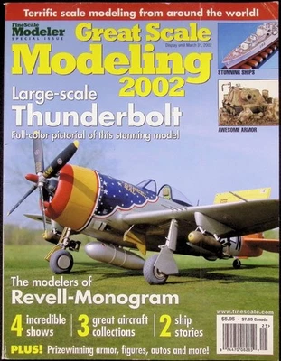 REVISTA DE MODELAGEM EM GRANDE ESCALA 2002 - Edição especial em escala fina — Kalmbach Publ - Imagem 1 de 4