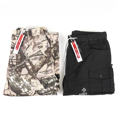 Pantalones cargo Smoke Rise pierna ancha y relajados holgados calce curvilíneo | Con talla XL Lote de 2 Foto 1 de 4