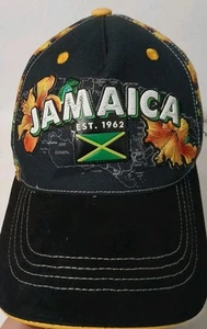 Jamaica Pier 27 Caribbean Life Ballcap Adjustable Strap ONE LOVE  - Picture 1 of 11