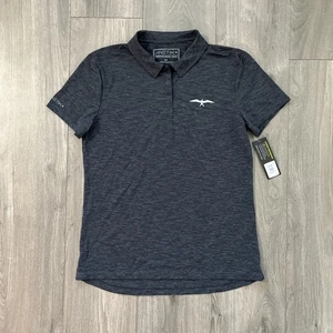 Polo Anetik para mujer M gris oscuro jaspeado nuevo con etiquetas - Imagen 1 de 9