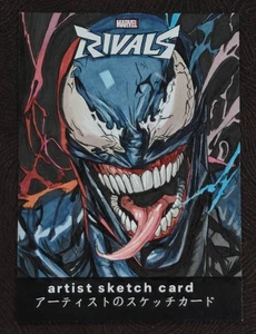 2025 Rivals Japan Studio MarveL Venom Sketch Suzuki Kaito - Picture 1 of 2