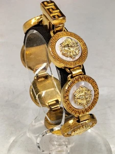 Original GIANNI VERSACE Medusa Armband Made in Italy goldfarben GP gebraucht - Bild 1 von 8