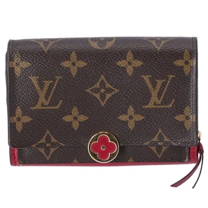 Louis Vuitton Flore Compact Monogram Bifold Wallet M64588 Fuchsia Pink - Picture 1 of 7