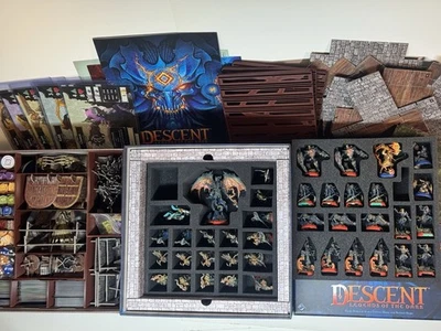 Descent: Legends of the Dark Juego de Mesa PRO PINTADO, Bases PERSONALIZADAS, ¡Extras! Foto 1 de 4