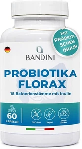 PROBIOTIKA FLORAX Kulturkomplex | mit je 20 Milliarden KBE/g | 60 vegane Kapseln - Bild 1 von 4