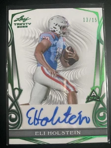 ELI HOLSTEIN Auto 2023 LEAF TRINITY Autograph Green Parallel #BA-EH1 #’d 13/15 - Picture 1 of 4