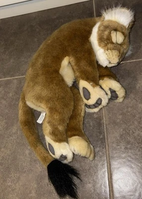 Hansa Creations Sleeping Baby Lion  Plush Realistic Stuffed Animal Toy 12 inch - Image 1 of 4