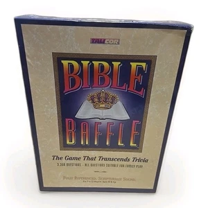 Bible Baffle Religious Board Game Trivia Old & New Testament 1996 Talicor USA - Picture 1 of 4