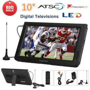 10 Inch ATSC Digital TV Player 16:9 HD Screen Video Player Support 1080P W4V9 - Picture 1 of 11