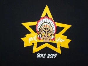 PSAT Star Preliminary SAT Exam Indian Chief Head Dress T Shirt XL Black NWOT - Picture 1 of 6