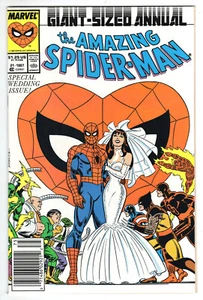 Amazing Spider-Man Annual #21 Very Fine - Near Mint 9.0 Wedding Issue Spider-Man - Bild 1 von 2