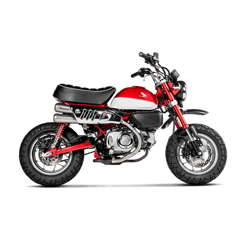 S-H125SO3-FFSS TERMINALE AKRAPOVIC SILENZIATORI ACCIAIO HONDA 125 MONKEY 2019 - Immagine 1 di 1