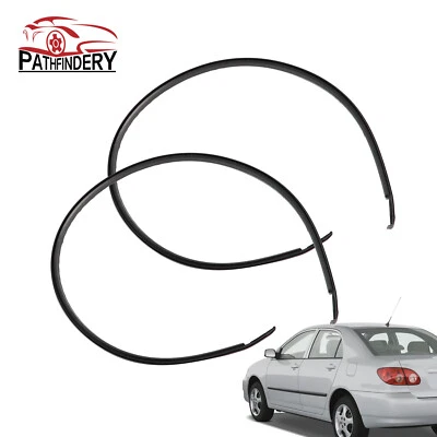 Kit de molduras de techo negro tira selladora de techo para Toyota Corolla 2003-2008 Foto 1 de 4