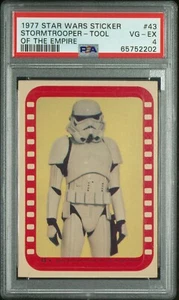 Pegatina Star Wars 1977 43 Stormtrooper-Tool of the Empire PSA 4 certificado #65752202 - Imagen 1 de 2