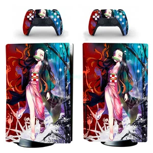 PS5 Standard Disc Digital Console Sticker Skins Decal Demon Slayer Kamado Nezuko - Picture 1 of 4