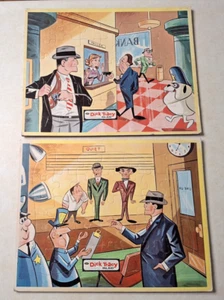 Vintage Dick Tracy Puzzle Lot Jaymar 1960s Inlaid Frame Tray Jigsaw COMPLETE - Picture 1 of 4