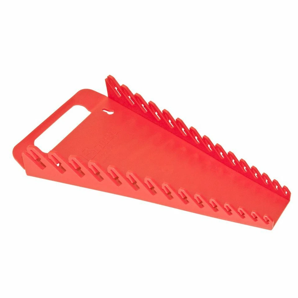 ERNST MANUFACTURING 5088 RED 15 TOOL GRIPPER WRENCH ORGANIZER HOLDER RACK - NEW!