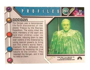 Star Trek: TOS Season Three / Profiles Card #P60 / Gorgon / Skybox 1999 / Mint - Picture 1 of 2