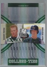 2007 Donruss Elite Extra Edition College Ties Payne Matt Wieters #ed 1232/1500