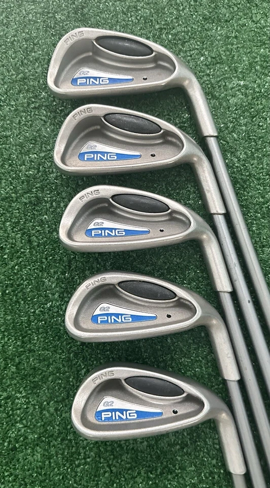PING G2 Black Dot Single Iron 5,6,9,W,S  **YOU CHOOSE**  Stiff Graphite-MRH  +1" - Image 1 of 4
