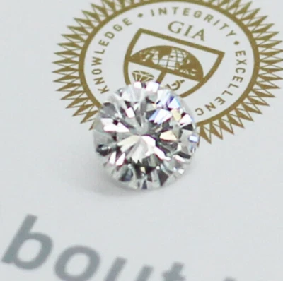 GIA Certified 0.32ct I/SI2 Laser Inscribed Round Brilliant Cut Loose Diamond - Image 1 of 4