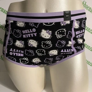 Torrid Brief Panties Underwear Mid Rise Cotton Hello Kitty Purple Plus 3 22 24 - Picture 1 of 3