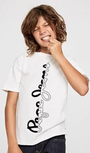-50% Pepe Jeans Slub Jersey T-Shirt Gr. 164/14Y~NEW~NP 29,95€ - Picture 1 of 3
