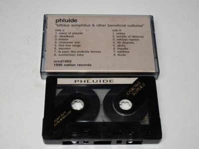 Phluide:   Bifidus Acidophilus...   orig UK  PROMO PRE RELEASE   Cassette - Image 1 of 2
